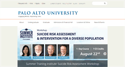 Desktop Screenshot of paloaltou.edu